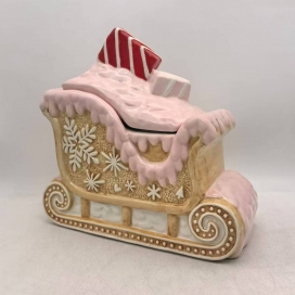 PINK CERAMIC CAR